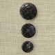 Black Horn Button Paded Effect