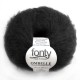 FONTY wool knitting yarn, qual. Ombelle, col. Black 1000