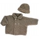 CITRONILLE knitting pattern N° 4, Vest and bonnet.