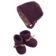 CITRONILLE knitting pattern N°38, Bonnet and Slippers