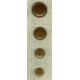 Round mocha corozo button.