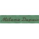 Woven labels, Model Y - Green 12mm ribbon - Brown lettering