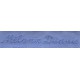 Woven labels, Model Y - Blue 12mm ribbon - Sky-blue lettering