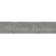 Woven labels, Model Y - Grey 12mm ribbon - White lettering