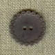 Perlette corozo button, col. Taupe
