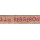 Woven labels, Model V - Beige 12mm ribbon - Fuchsia lettering
