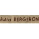 Woven labels, Model V - Beige 12mm ribbon - Brown lettering