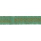 Woven labels, Model V - Green 12mm ribbon - Antique Gold lettering