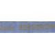 Etiquettes tissées Modèle V - Ruban Bleu 12 mm - Lettrage Vieil Or
