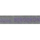 Woven labels, Model V - Grey 12mm ribbon - Violet lettering