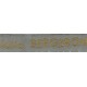 Woven labels, Model V - Grey 12mm ribbon - Antique Gold lettering
