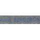 Woven labels, Model V - Grey 12mm ribbon - Sky-blue lettering