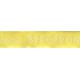 Woven labels, Model V - Yellow 12mm ribbon - White lettering