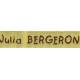 Woven labels, Model V - Yellow 12mm ribbon - Brown lettering