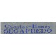 Woven labels, Model X - Grey 12mm ribbon - Royal blue lettering