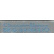 Etiquettes tissées Modèle X - Ruban Gris 12 mm - Lettrage Turquoise