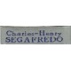 Woven labels, Model X - Grey 12mm ribbon - Navy lettering