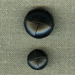 Soccer ball button Black