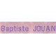 Woven labels, Model Z - Pink 12mm ribbon - Violet lettering