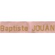 Woven labels, Model Z - Pink 12mm ribbon - Antique Gold lettering