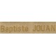 Woven labels, Model Z - Beige 12mm ribbon - Antique Gold lettering