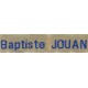 Woven labels, Model Z - Beige 12mm ribbon - Royal blue lettering