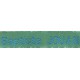 Etiquettes tissées Modèle Z - Ruban Vert 12 mm - Lettrage Turquoise