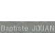 Etiquettes tissées Modèle Z - Ruban Gris 12 mm - Lettrage Blanc