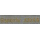 Woven labels, Model Z - Grey 12mm ribbon - Antique Gold lettering