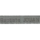 Etiquettes tissées Modèle Z - Ruban Gris 12 mm - Lettrage Gris
