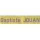 Woven labels, Model Z - Yellow 12mm ribbon - Violet lettering