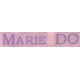 Woven labels, Model S - Pink 12mm ribbon - Violet lettering