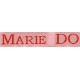 Woven labels, Model S - Pink 12mm ribbon - Red lettering