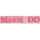Woven labels, Model S - Pink 12mm ribbon - Fuchsia lettering