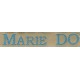 Woven labels, Model S - Beige 12mm ribbon - Turquoise lettering
