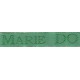 Woven labels, Model S - Green 12mm ribbon - Green lettering