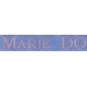 Etiquettes tissées Modèle S - Ruban Bleu 12 mm - Lettrage Rose