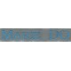Etiquettes tissées Modèle S - Ruban Gris 12 mm - Lettrage Turquoise