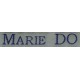 Woven labels, Model S - Grey 12mm ribbon - Navy lettering