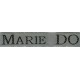 Woven labels, Model S - Grey 12mm ribbon - Black lettering