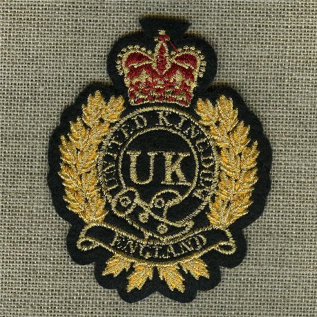 United Kingdom England badge, Black