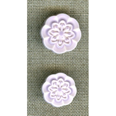 Violet rosette children's button