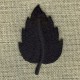 Leaf motif col. Black