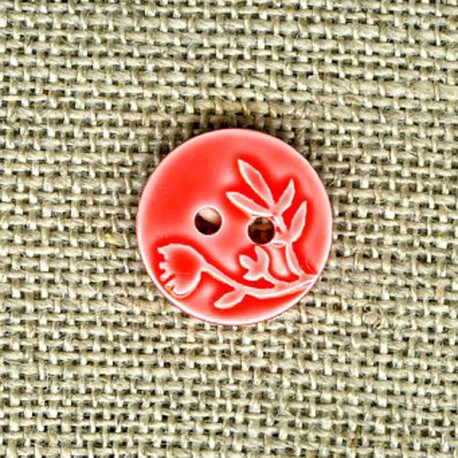 Children button with relief tulip, Litchee