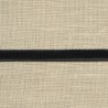 Mini velvet ribbon 5mm, col. Black 46