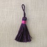 Mini tassel, col. Blackcurrant/Pink