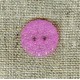 Candyfloss flower embossed children's button