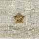 Bouton Nacre émaillée Shining Star, col. Or