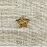 Bouton Nacre émaillée Shining Star, col. Or