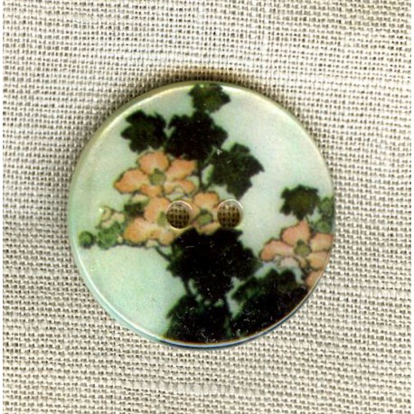 Printed mother-of-pearl, Kimono